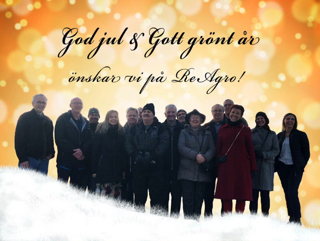 God Jul & Gott Nytt År önskar vi på ReAgro!