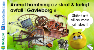 Anmäl hämtning av skrot och farligt avfall i Gävleborg »